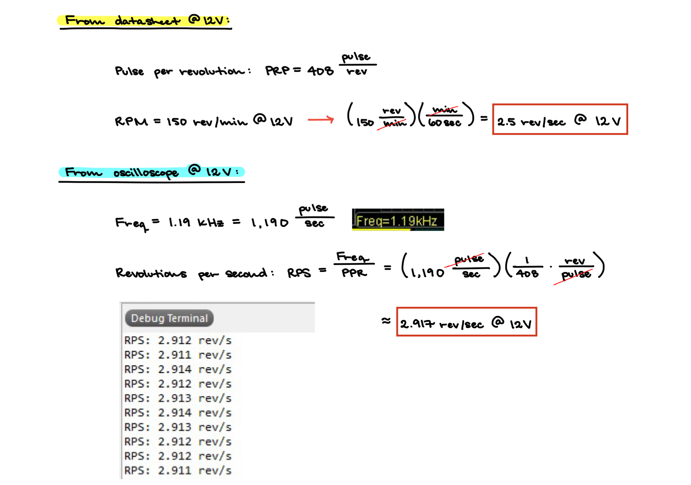 Verifying Speed Calculations