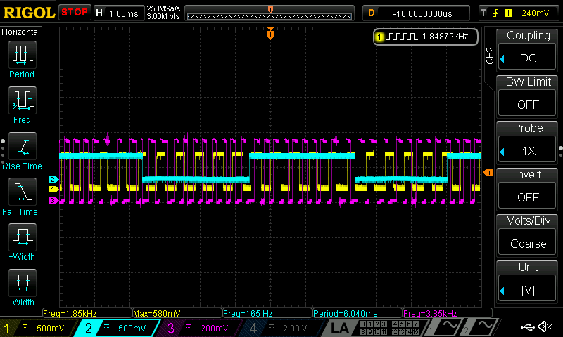 High Speed Oscilloscope Trace