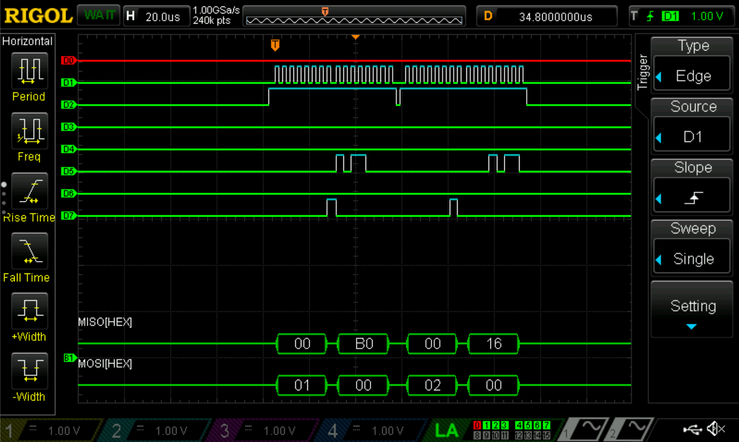 12-bit Logic Analyzer Trace