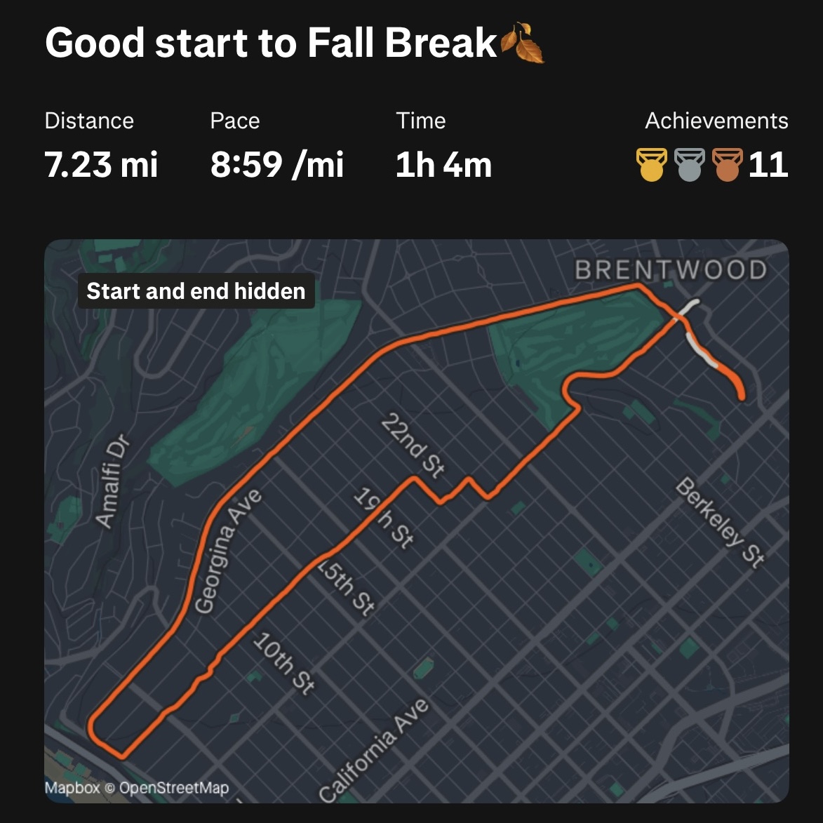 Fall Break Run