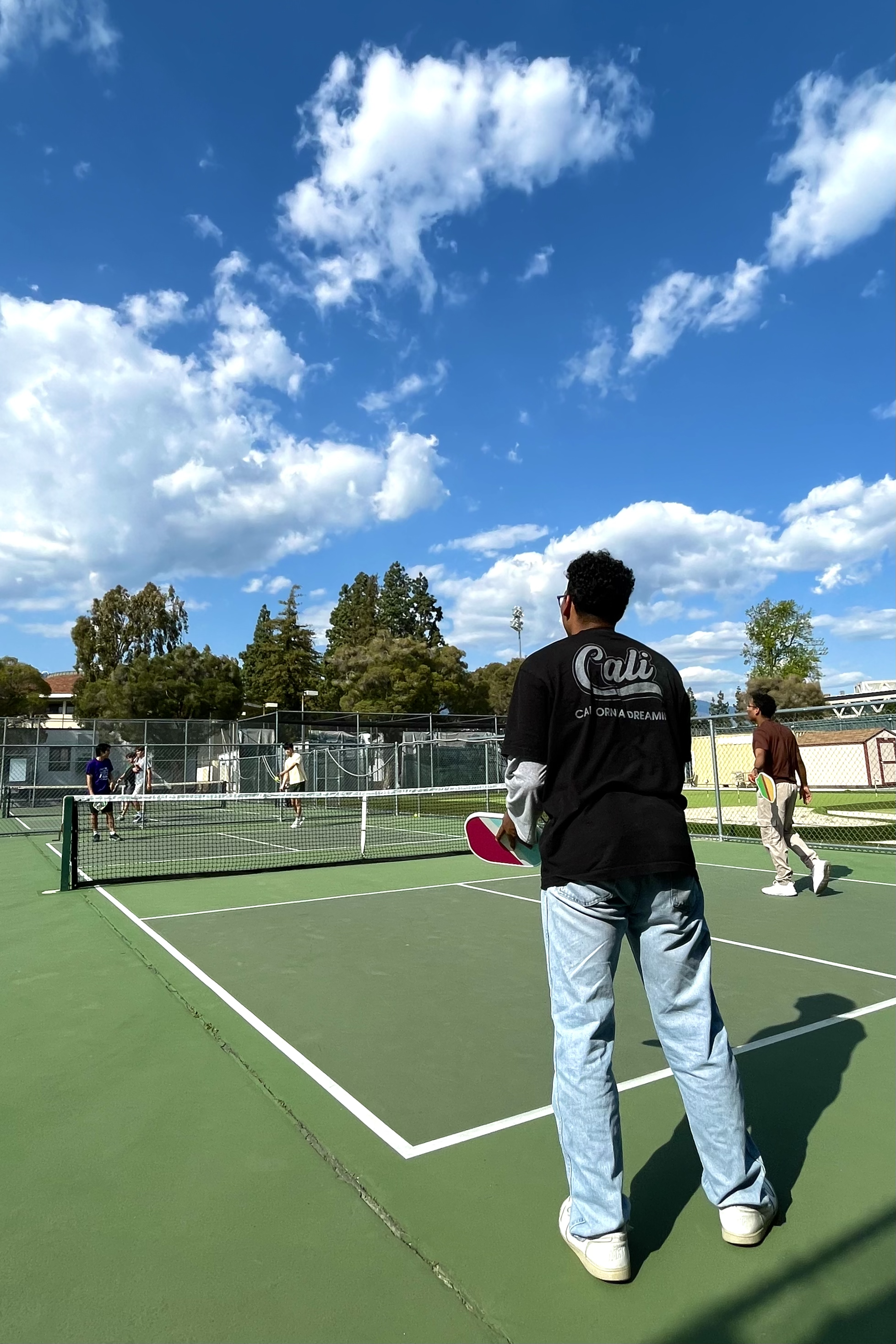 Weekend pickleball at Robert's Pavillion